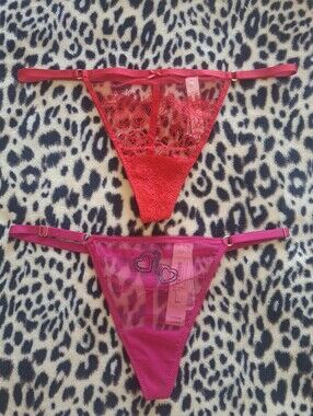 VS V-string panties bundle (M) New